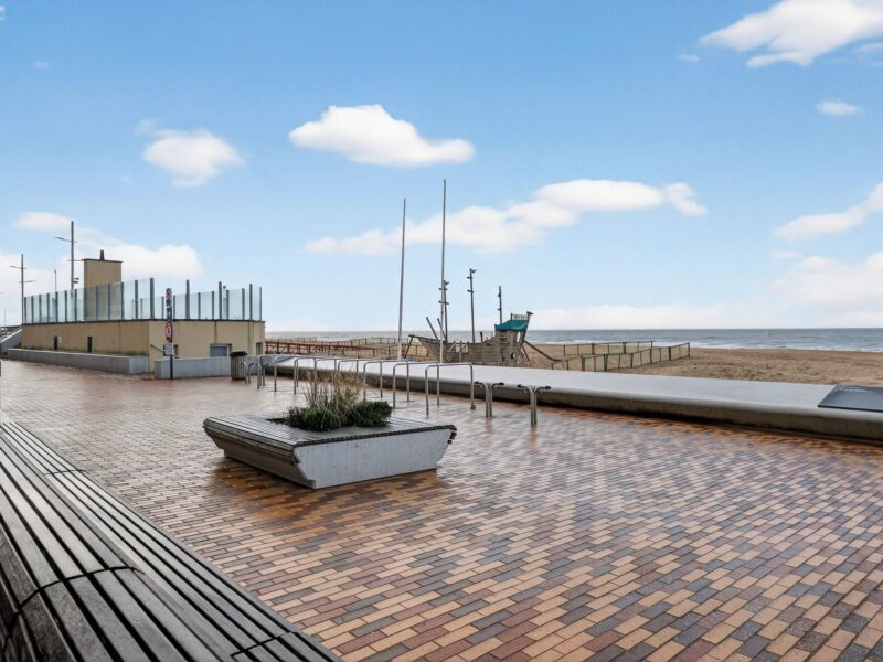 Gelijkvloersappartement op de zeedijk te Wenduine