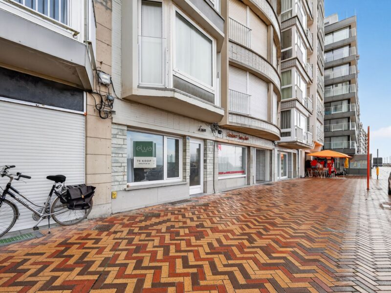 Gelijkvloersappartement op de zeedijk te Wenduine