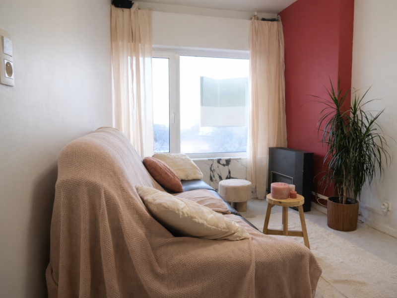 Gelijkvloersappartement op de zeedijk te Wenduine