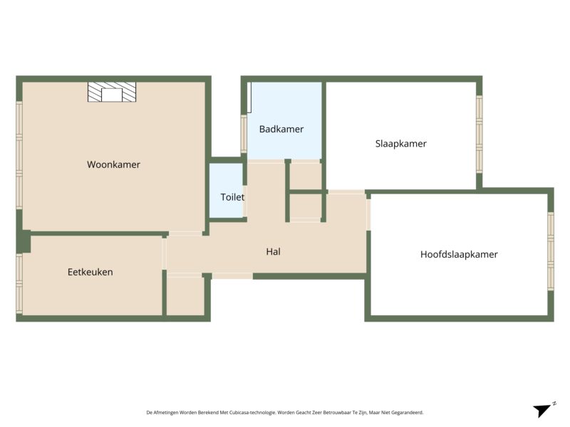 Tweeslaapkamerappartement met karakter in de Tarwestraat
